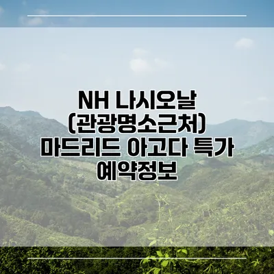 NH 나시오날 (관광명소근처) 마드리드 아고다 특가 예약정보
