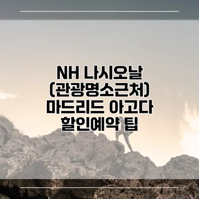 NH 나시오날 (관광명소근처) 마드리드 아고다 할인예약 팁