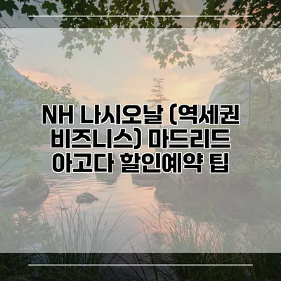 NH 나시오날 (역세권 비즈니스) 마드리드 아고다 할인예약 팁