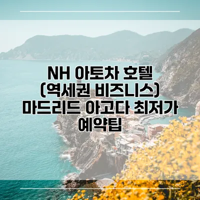NH 아토차 호텔 (역세권 비즈니스) 마드리드 아고다 최저가 예약팁