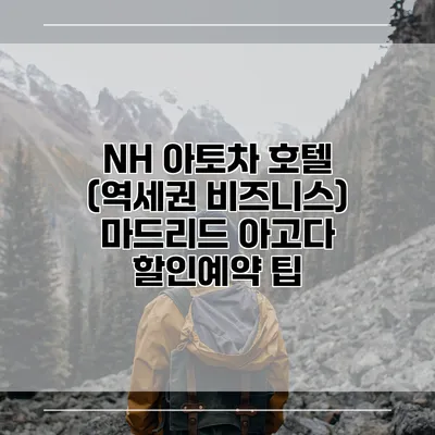 NH 아토차 호텔 (역세권 비즈니스) 마드리드 아고다 할인예약 팁