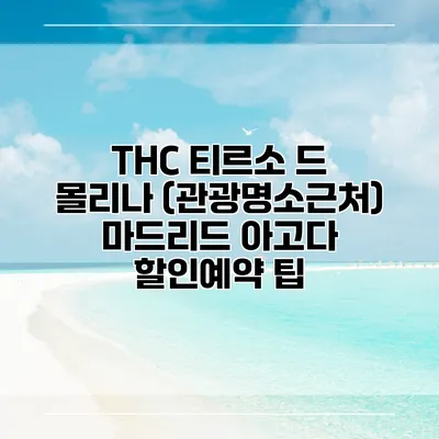 THC 티르소 드 몰리나 (관광명소근처) 마드리드 아고다 할인예약 팁