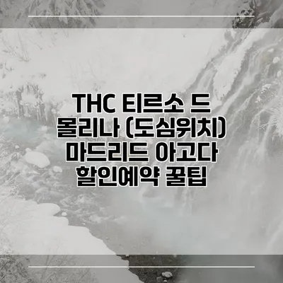 THC 티르소 드 몰리나 (도심위치) 마드리드 아고다 할인예약 꿀팁