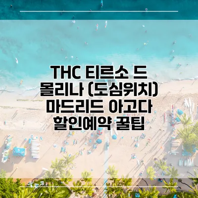 THC 티르소 드 몰리나 (도심위치) 마드리드 아고다 할인예약 꿀팁