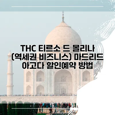 THC 티르소 드 몰리나 (역세권 비즈니스) 마드리드 아고다 할인예약 방법