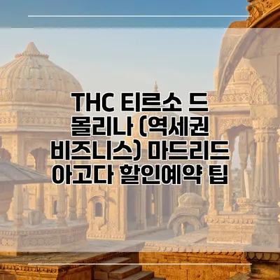 THC 티르소 드 몰리나 (역세권 비즈니스) 마드리드 아고다 할인예약 팁