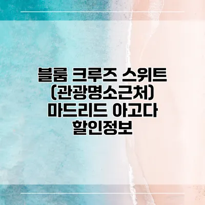 블룸 크루즈 스위트 (관광명소근처) 마드리드 아고다 할인정보