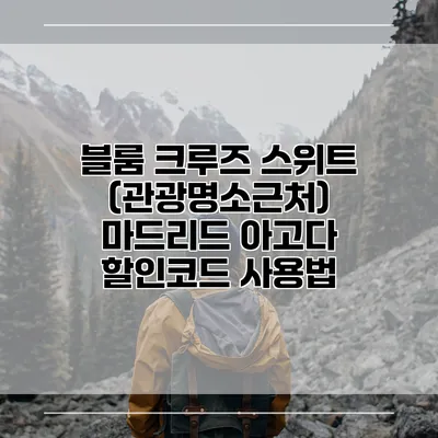 블룸 크루즈 스위트 (관광명소근처) 마드리드 아고다 할인코드 사용법