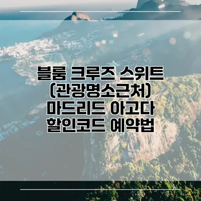 블룸 크루즈 스위트 (관광명소근처) 마드리드 아고다 할인코드 예약법