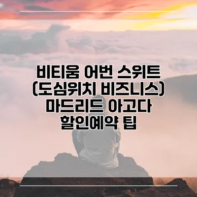 비티움 어번 스위트 (도심위치 비즈니스) 마드리드 아고다 할인예약 팁