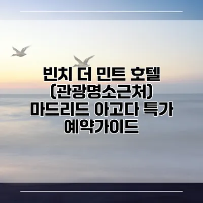 빈치 더 민트 호텔 (관광명소근처) 마드리드 아고다 특가 예약가이드