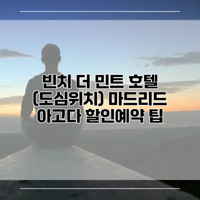빈치 더 민트 호텔 (도심위치) 마드리드 아고다 할인예약 팁