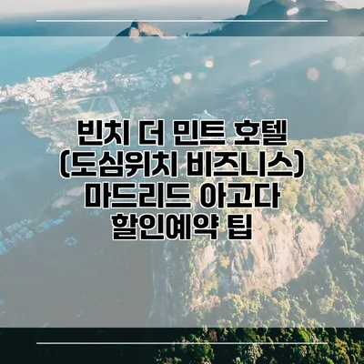 빈치 더 민트 호텔 (도심위치 비즈니스) 마드리드 아고다 할인예약 팁