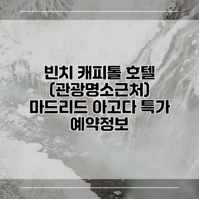 빈치 캐피톨 호텔 (관광명소근처) 마드리드 아고다 특가 예약정보
