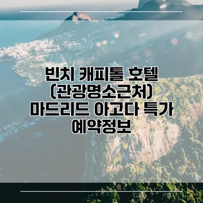 빈치 캐피톨 호텔 (관광명소근처) 마드리드 아고다 특가 예약정보