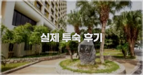 💬 실제 투숙 후기
