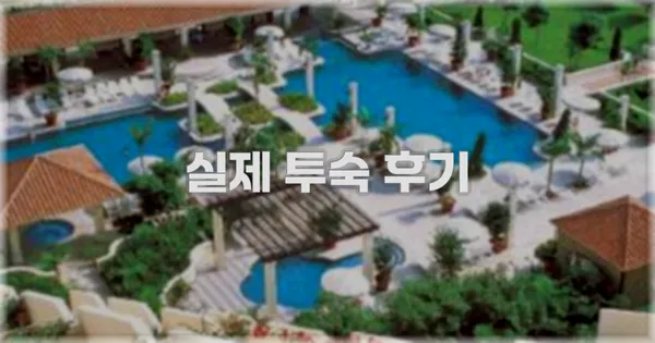 💬 실제 투숙 후기