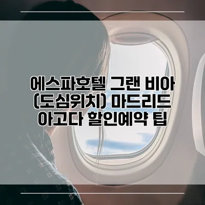 에스파호텔 그랜 비아 (도심위치) 마드리드 아고다 할인예약 팁