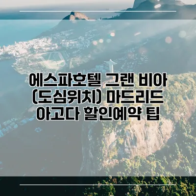 에스파호텔 그랜 비아 (도심위치) 마드리드 아고다 할인예약 팁