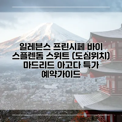 일레븐스 프린시페 바이 스플렌돔 스위트 (도심위치) 마드리드 아고다 특가 예약가이드