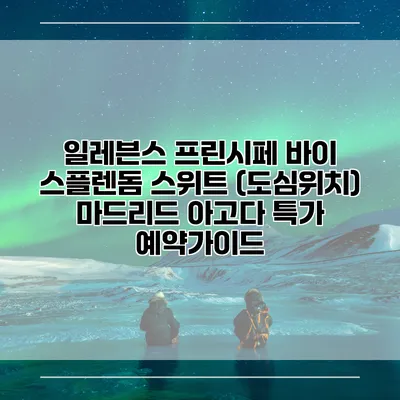 일레븐스 프린시페 바이 스플렌돔 스위트 (도심위치) 마드리드 아고다 특가 예약가이드