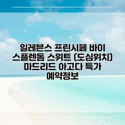 일레븐스 프린시페 바이 스플렌돔 스위트 (도심위치) 마드리드 아고다 특가 예약정보