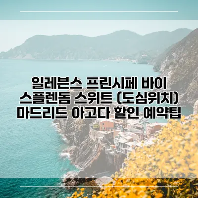 일레븐스 프린시페 바이 스플렌돔 스위트 (도심위치) 마드리드 아고다 할인 예약팁