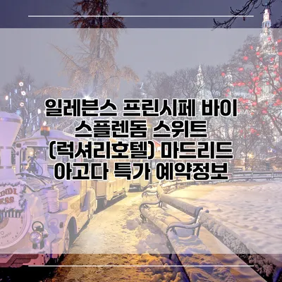 일레븐스 프린시페 바이 스플렌돔 스위트 (럭셔리호텔) 마드리드 아고다 특가 예약정보