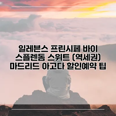 일레븐스 프린시페 바이 스플렌돔 스위트 (역세권) 마드리드 아고다 할인예약 팁