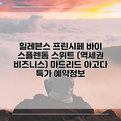일레븐스 프린시페 바이 스플렌돔 스위트 (역세권 비즈니스) 마드리드 아고다 특가 예약정보