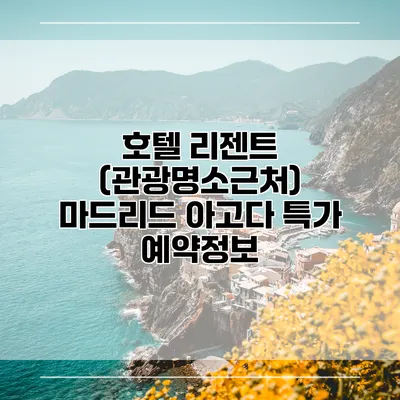 호텔 리젠트 (관광명소근처) 마드리드 아고다 특가 예약정보