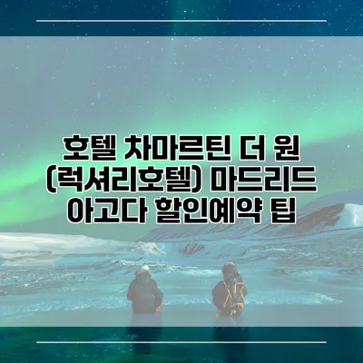 호텔 차마르틴 더 원 (럭셔리호텔) 마드리드 아고다 할인예약 팁