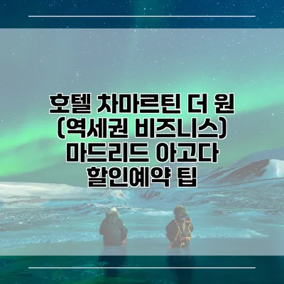 호텔 차마르틴 더 원 (역세권 비즈니스) 마드리드 아고다 할인예약 팁