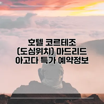 호텔 코르테조 (도심위치) 마드리드 아고다 특가 예약정보